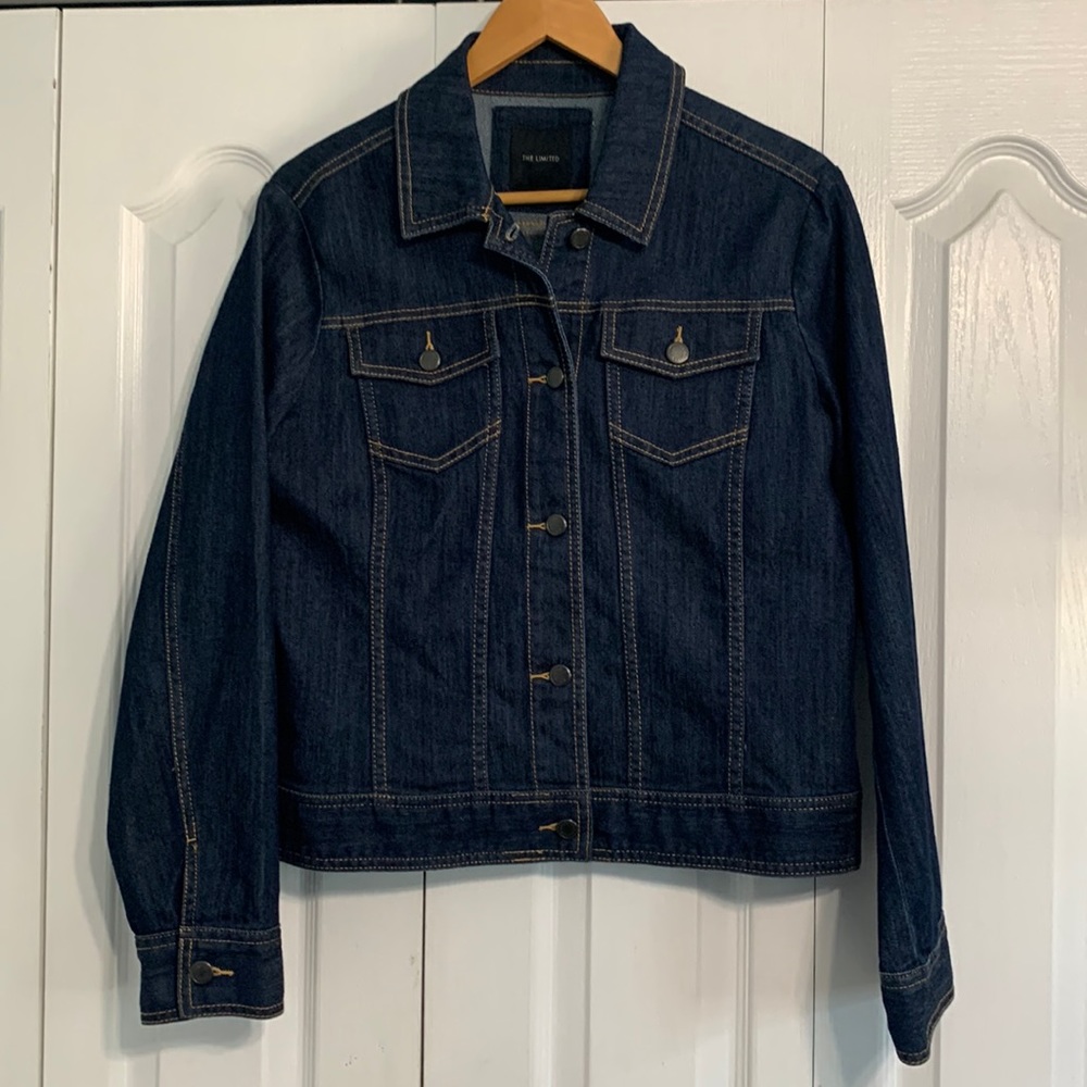 The Limited Long Sleeve Denim Jean Jacket.